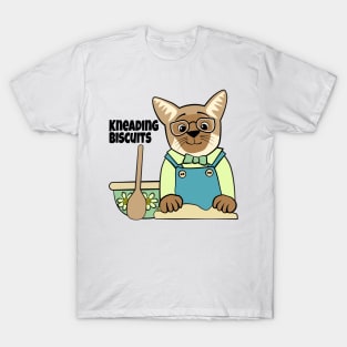 Siamese Cat Kneading Biscuits T-Shirt